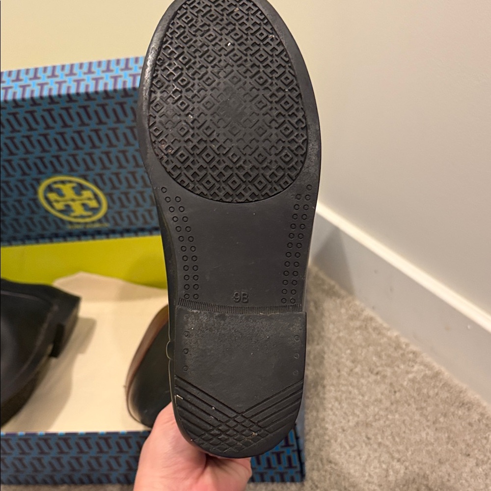 Tory Burch Black and Brown Women's Rain Boots - Picture 5 of 5